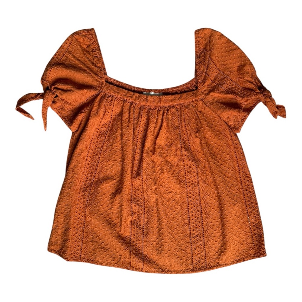 Universal Thread Women's Rust Square Neck Top